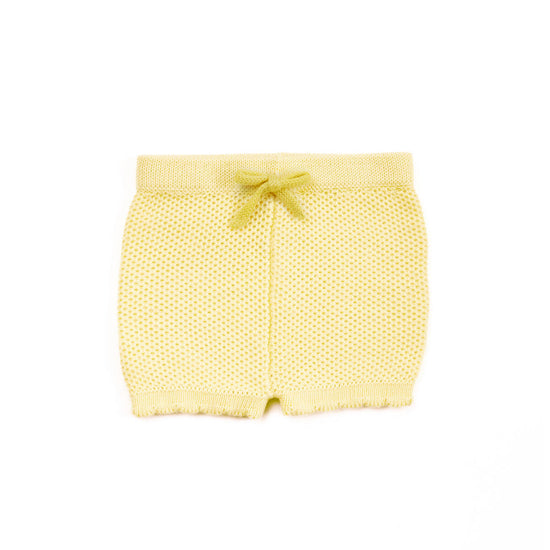 Giorgia Knit Yellow Shorts