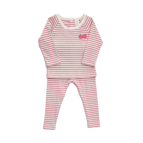 Mauve Stripes Casey Set