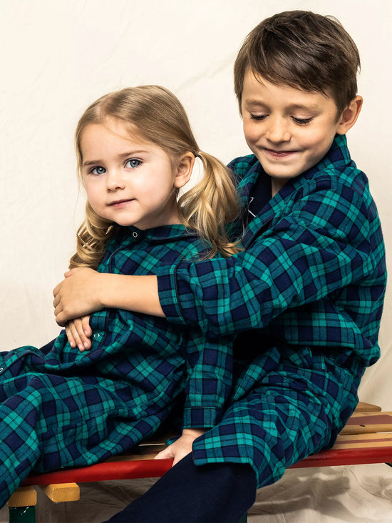 Cambridge Highland Plaid Romper