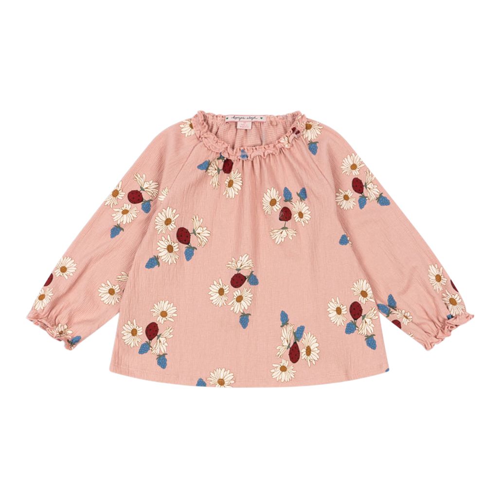 Ladybug Chleo Blouse in Blush