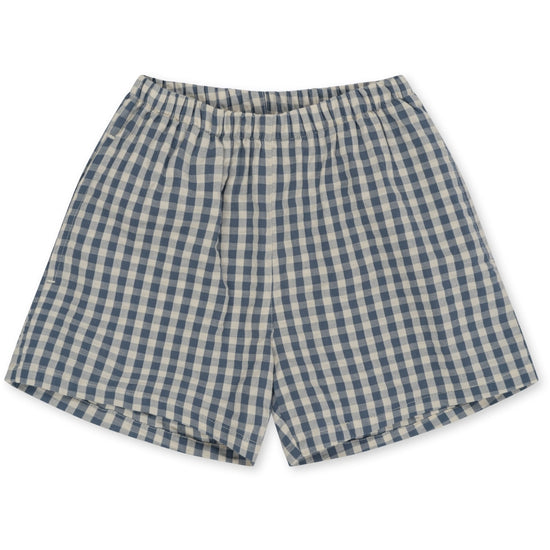 Boys Blue Check Shorts