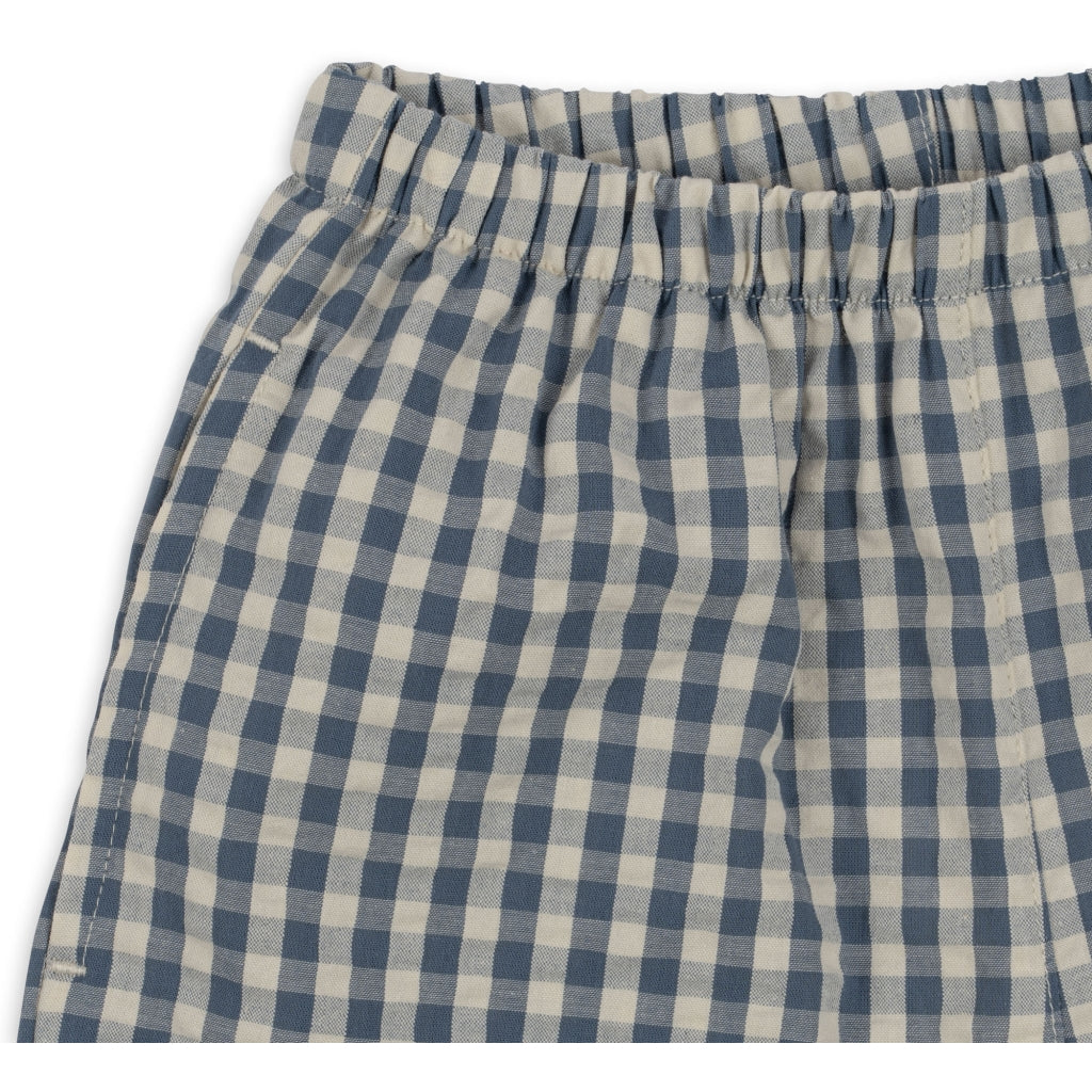 Boys Blue Check Shorts