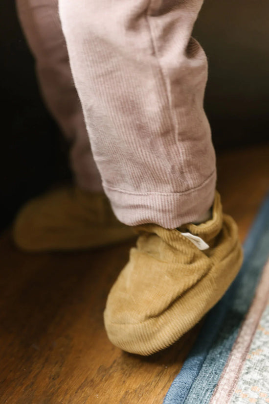 Corduroy Bootie in Ochre