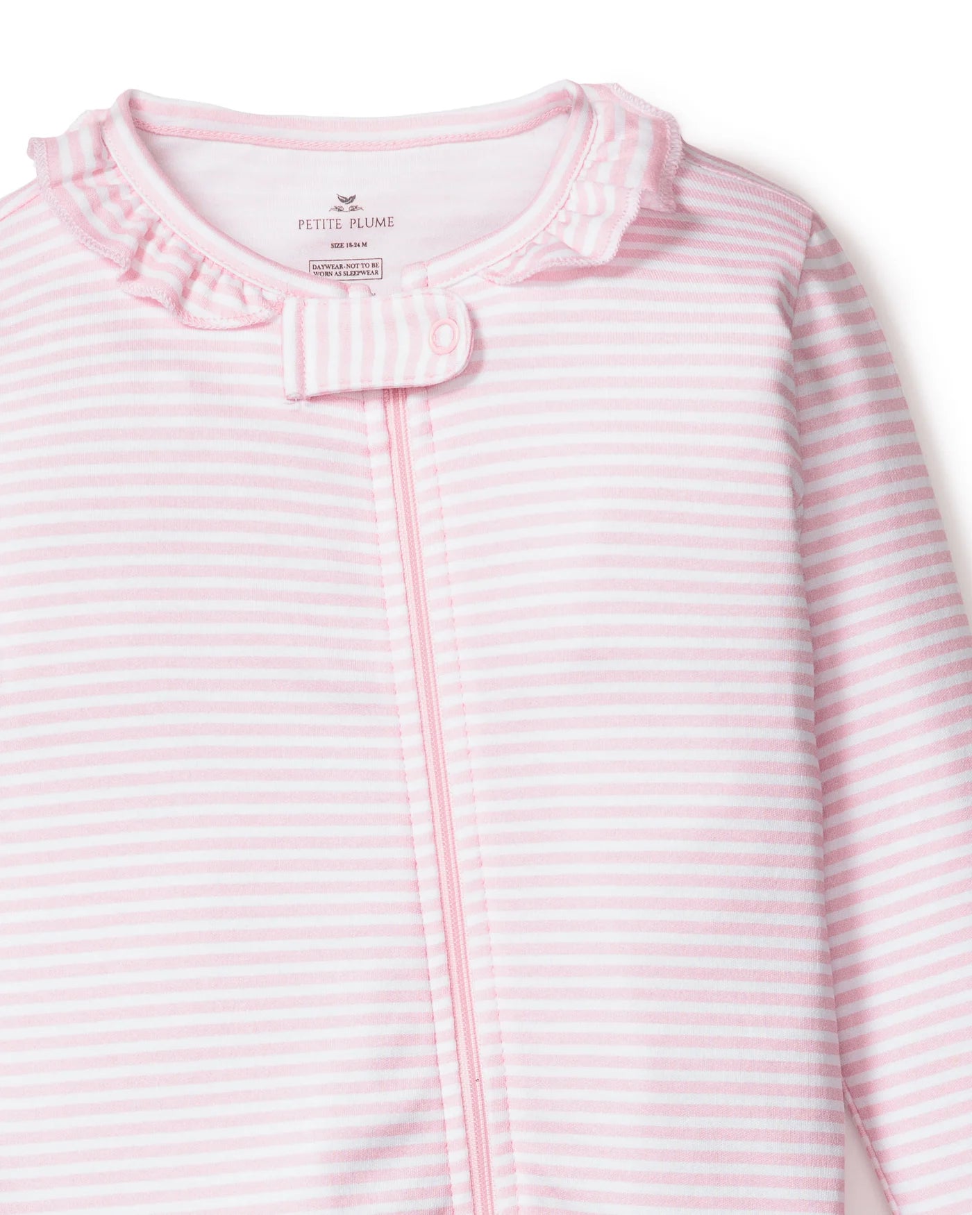 Pima Cotton Pink Stripe Sleeper