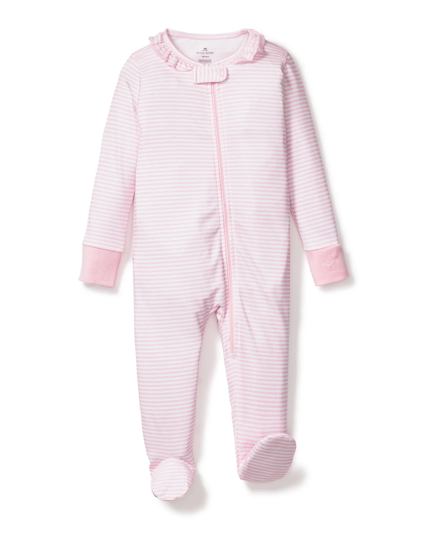 Pima Cotton Pink Stripe Sleeper