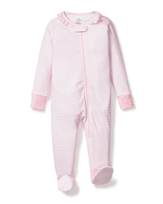 Pima Cotton Pink Stripe Sleeper