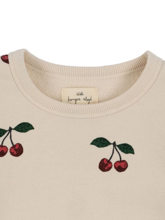 Lou Frill Sweatshirt Cherry Print