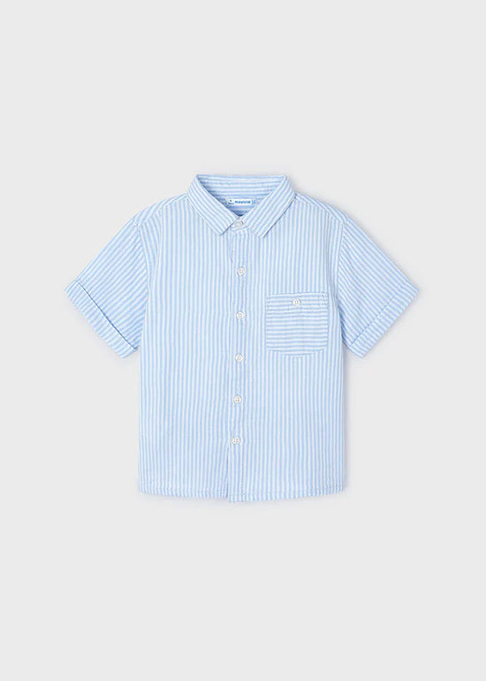 Button Down Blue Striped Shirt