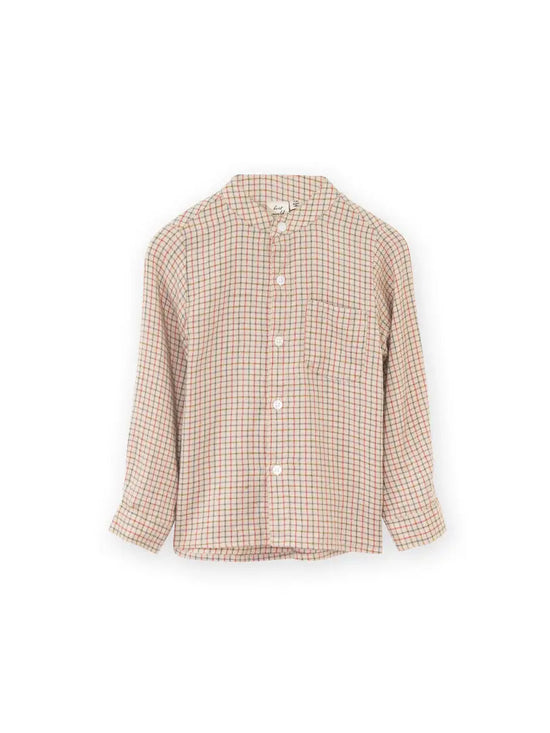 Beige Country Check Shirt