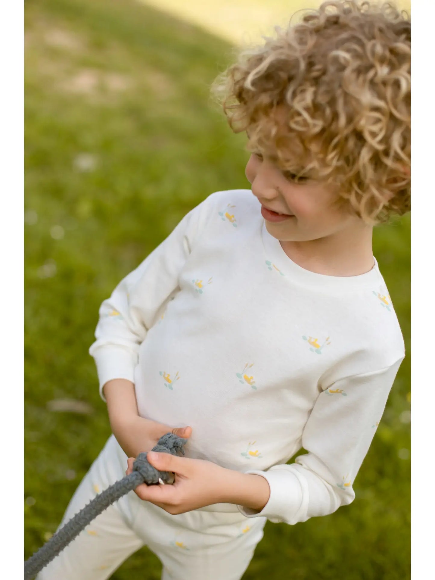 Kids Classic Organic Duckling Pajamas