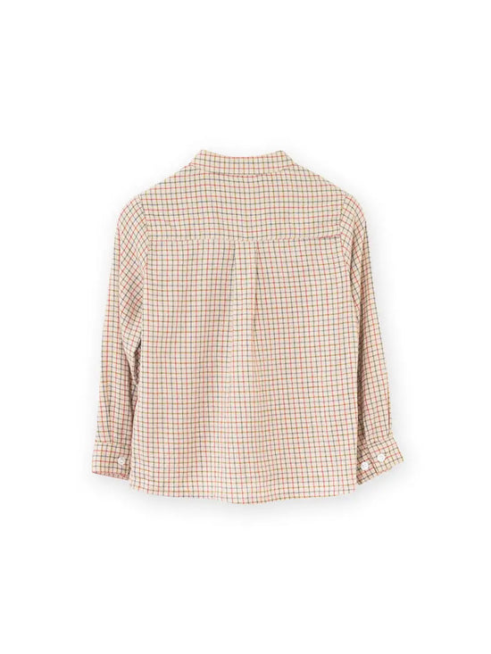 Beige Country Check Shirt