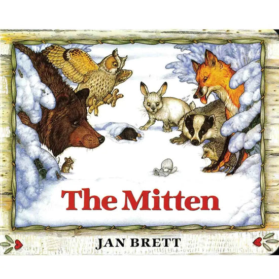 The Mitten Board Book by Jan Brett