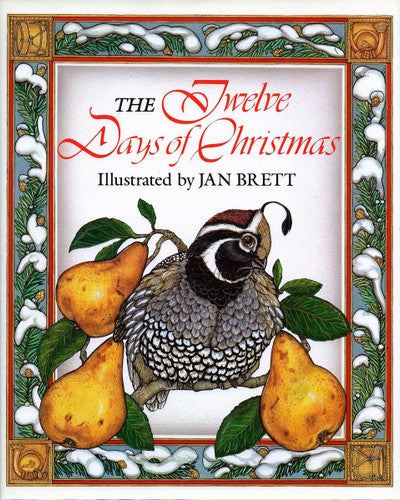 The Twelve Days of Christmas Hardcover by Jan Brett