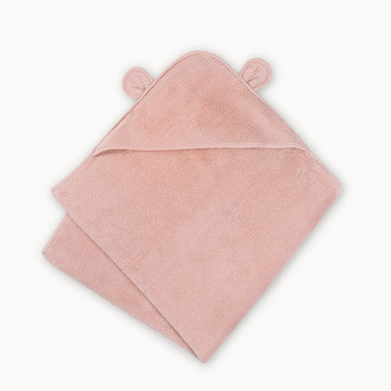 Organic Pink Hooded Towel