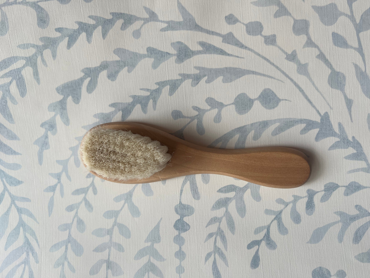 Soft Wooden Baby Brush with Logo