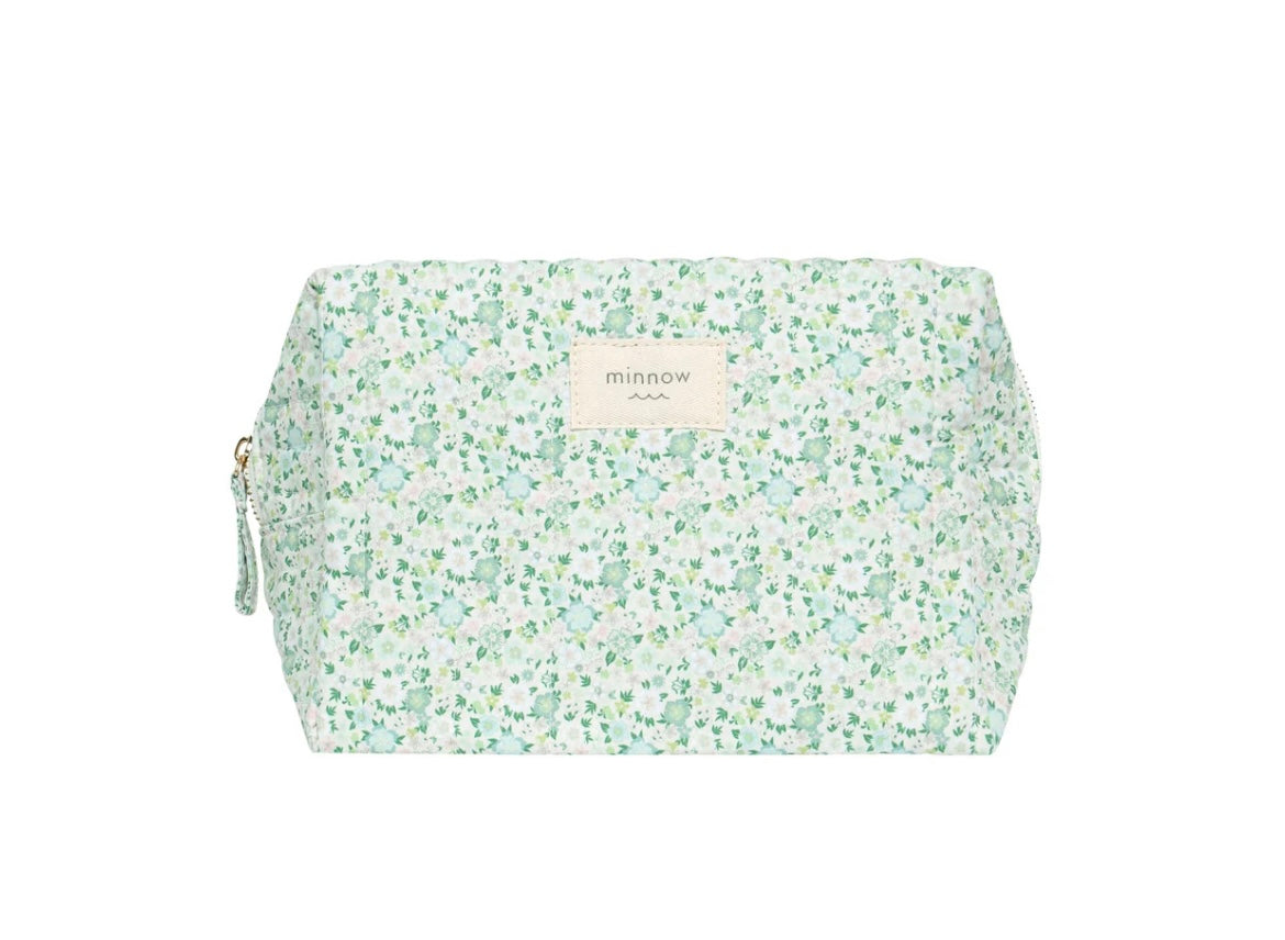 Sea Marsh Floral Cosmetic Bag