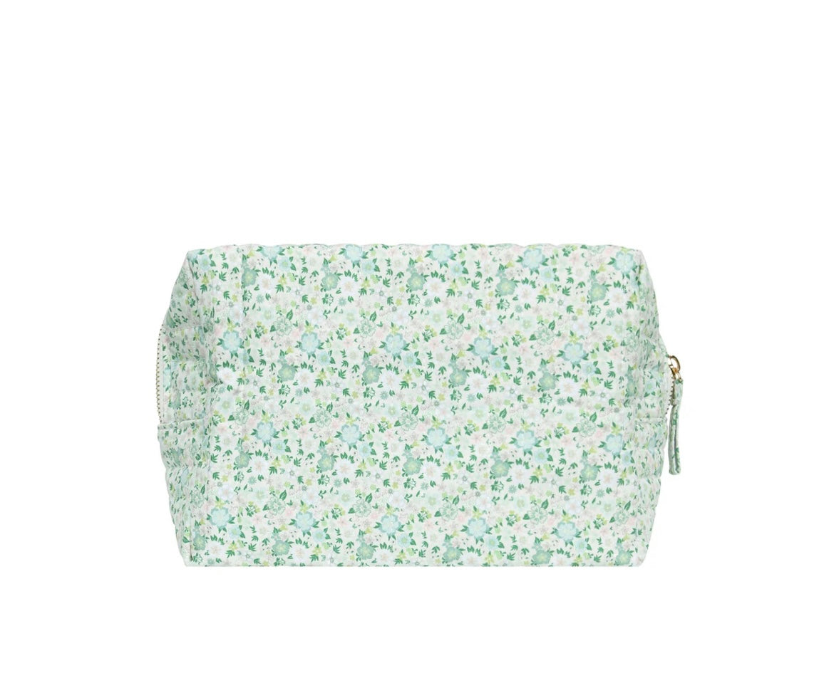 Sea Marsh Floral Cosmetic Bag