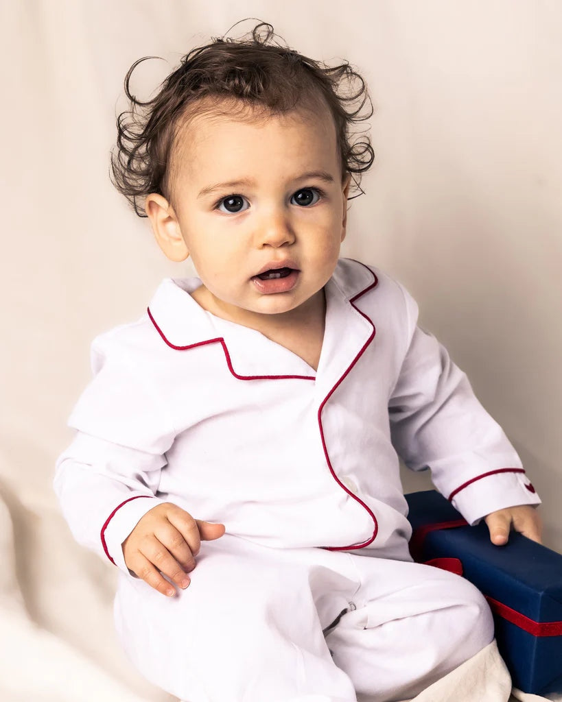 Baby Valentine's Twill Romper