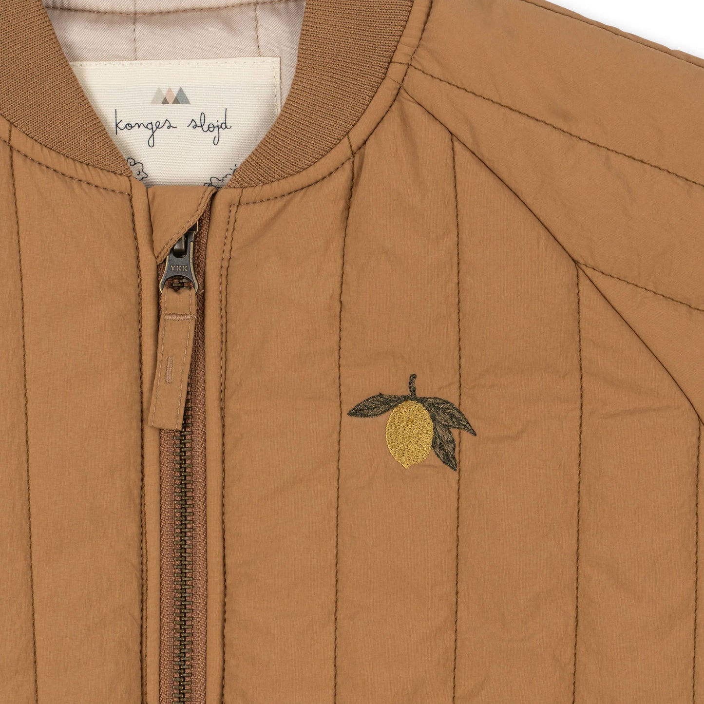 Juno Bomber Jacket in Tobacco Brown Lemon