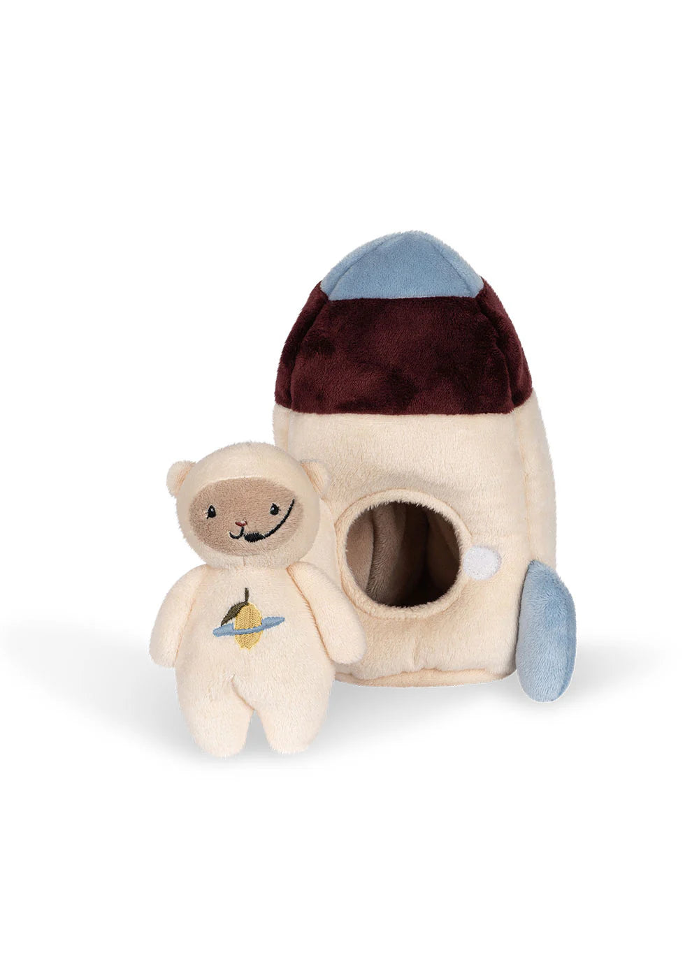 Teddy in Outer Space Rocket Plush Toy