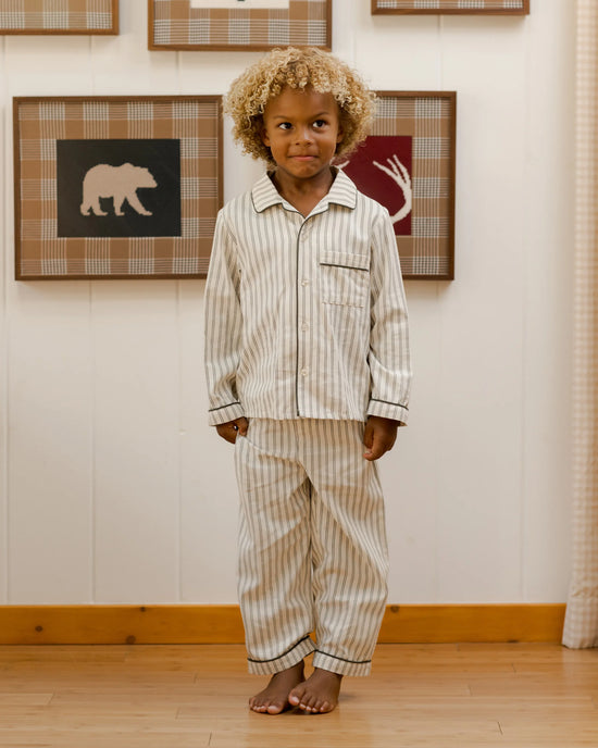 Forest Pinstripe Pajamas