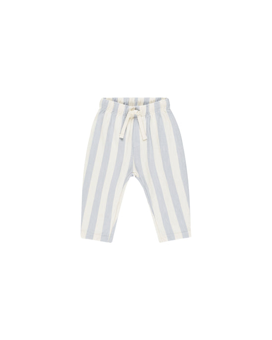 Blue Stripe Rory Knit Drawstring Pants