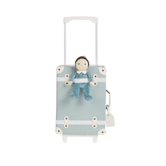 See-Ya Suitcase in Steel Blue