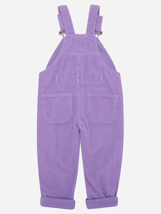 Violet Chunky Cord Dungarees