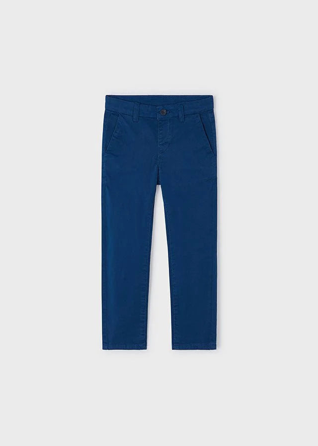 Twill Basic Trousers in Navy