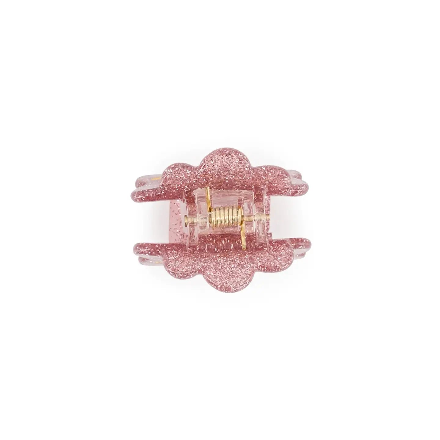 Pink Glitter Heart Mini Clip