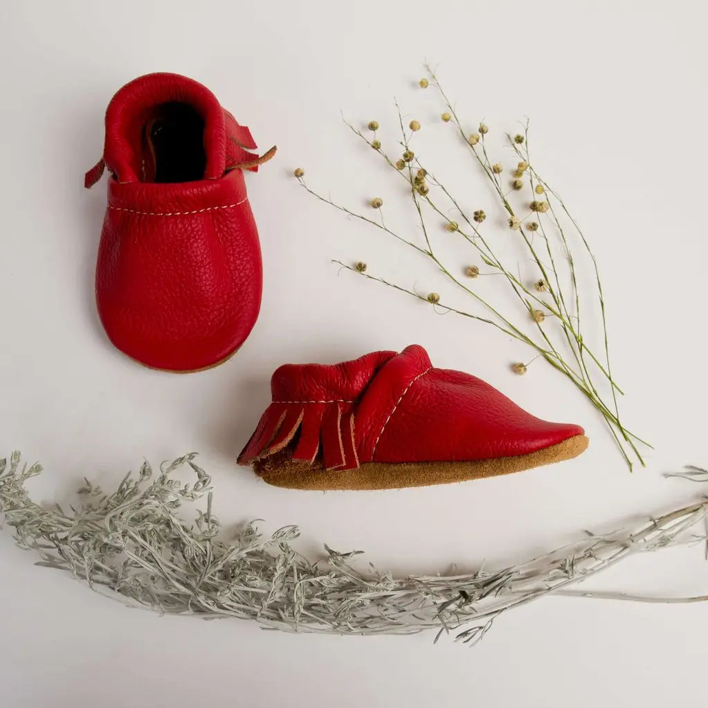 Cherry Red Moccasin