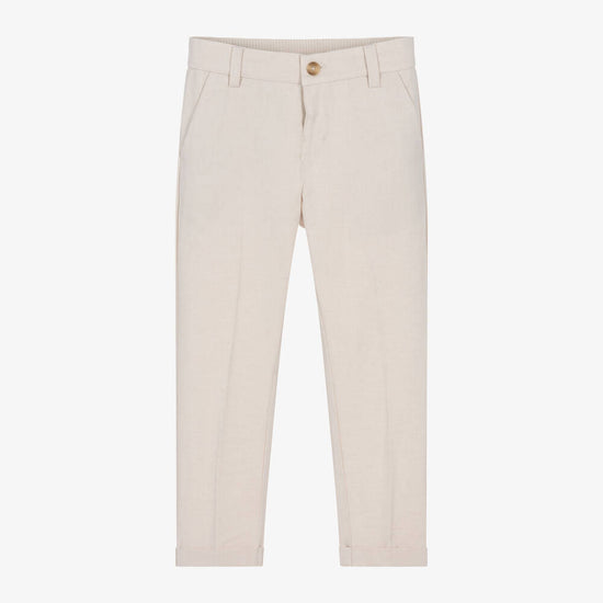 Mayoral Raffia Linen Suiting Pants