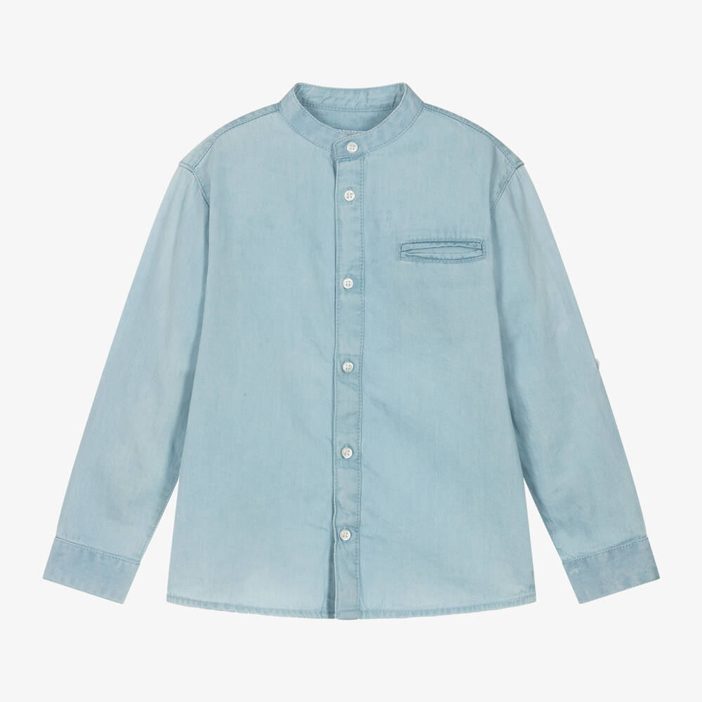 Mayoral Denim Buttondown Shirt