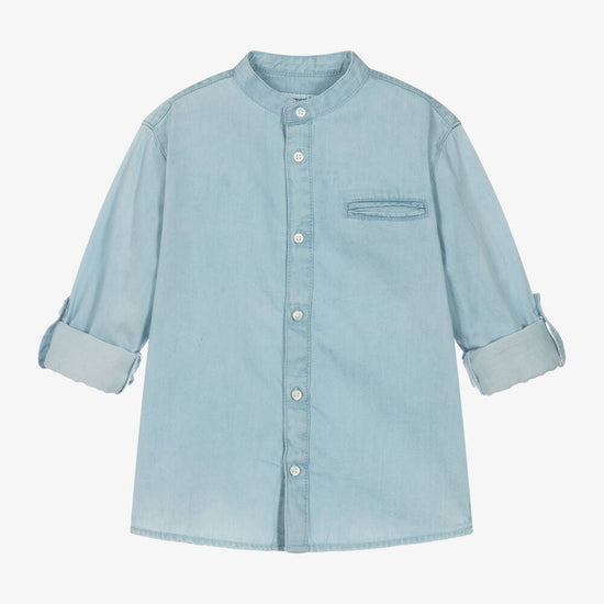 Mayoral Denim Buttondown Shirt