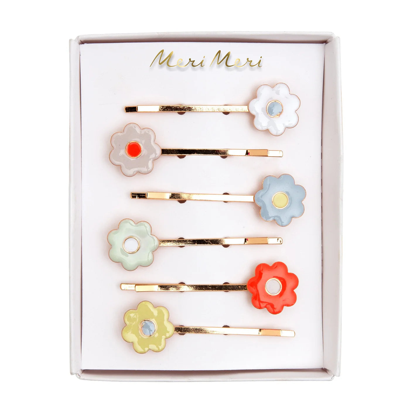 Daisy Enamel Hair Slides