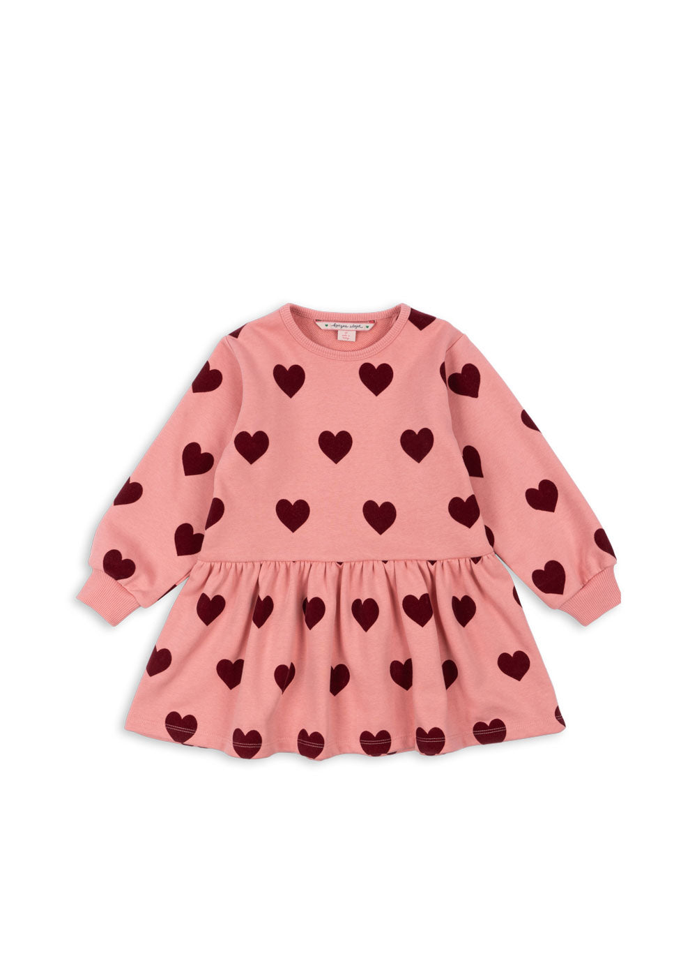 Pink Lou Sweater Dress in Coeur Hearts