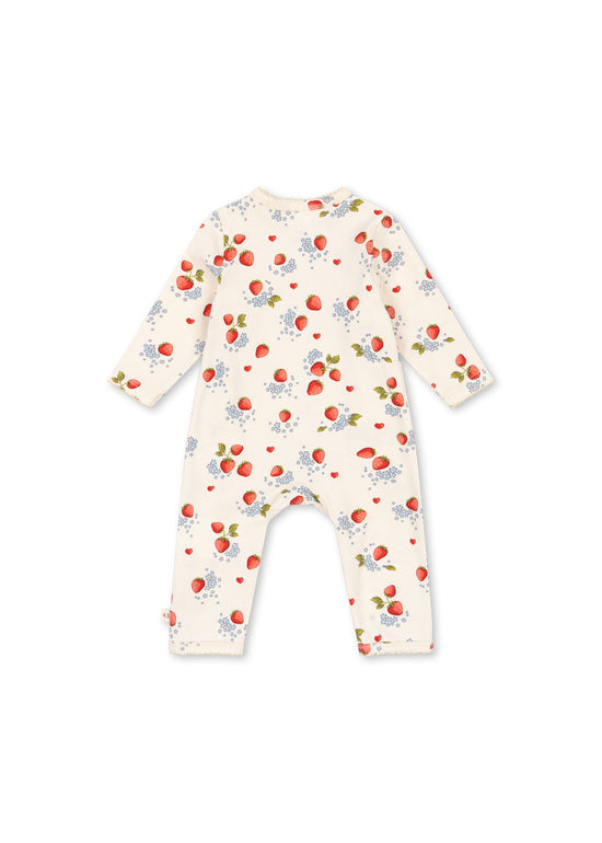 Marmalade Strawberry Print Wrap Onesie