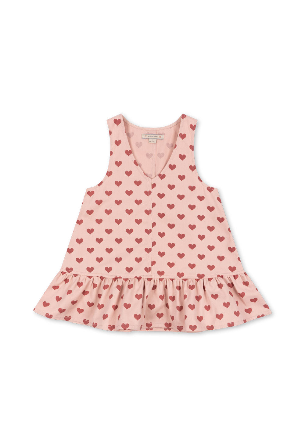 Sleeveless Pink Heart Dress