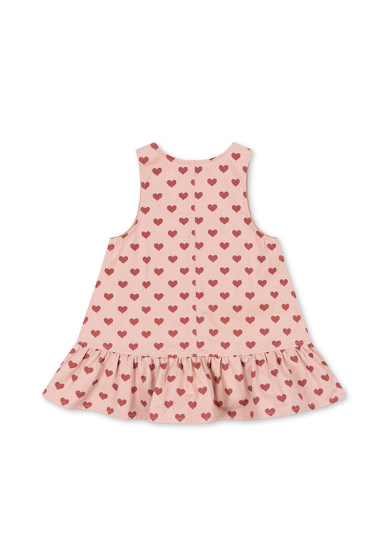 Sleeveless Pink Heart Dress