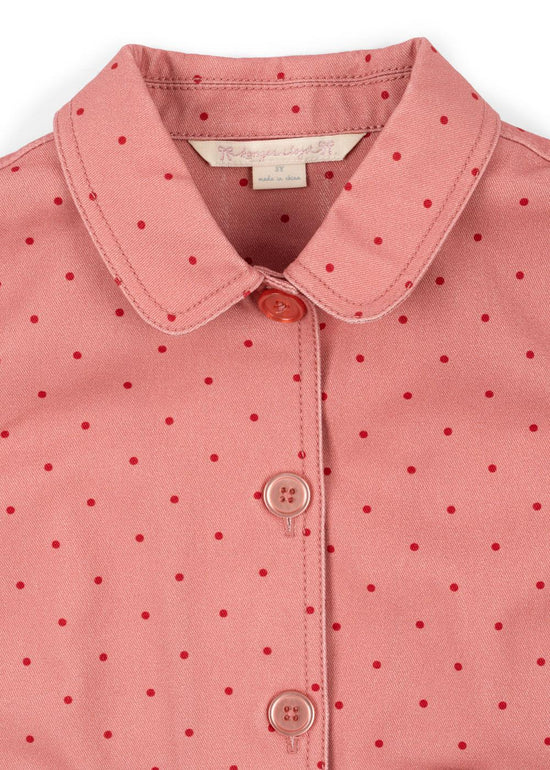 Mahogany Dot Nola Shirt Jacket