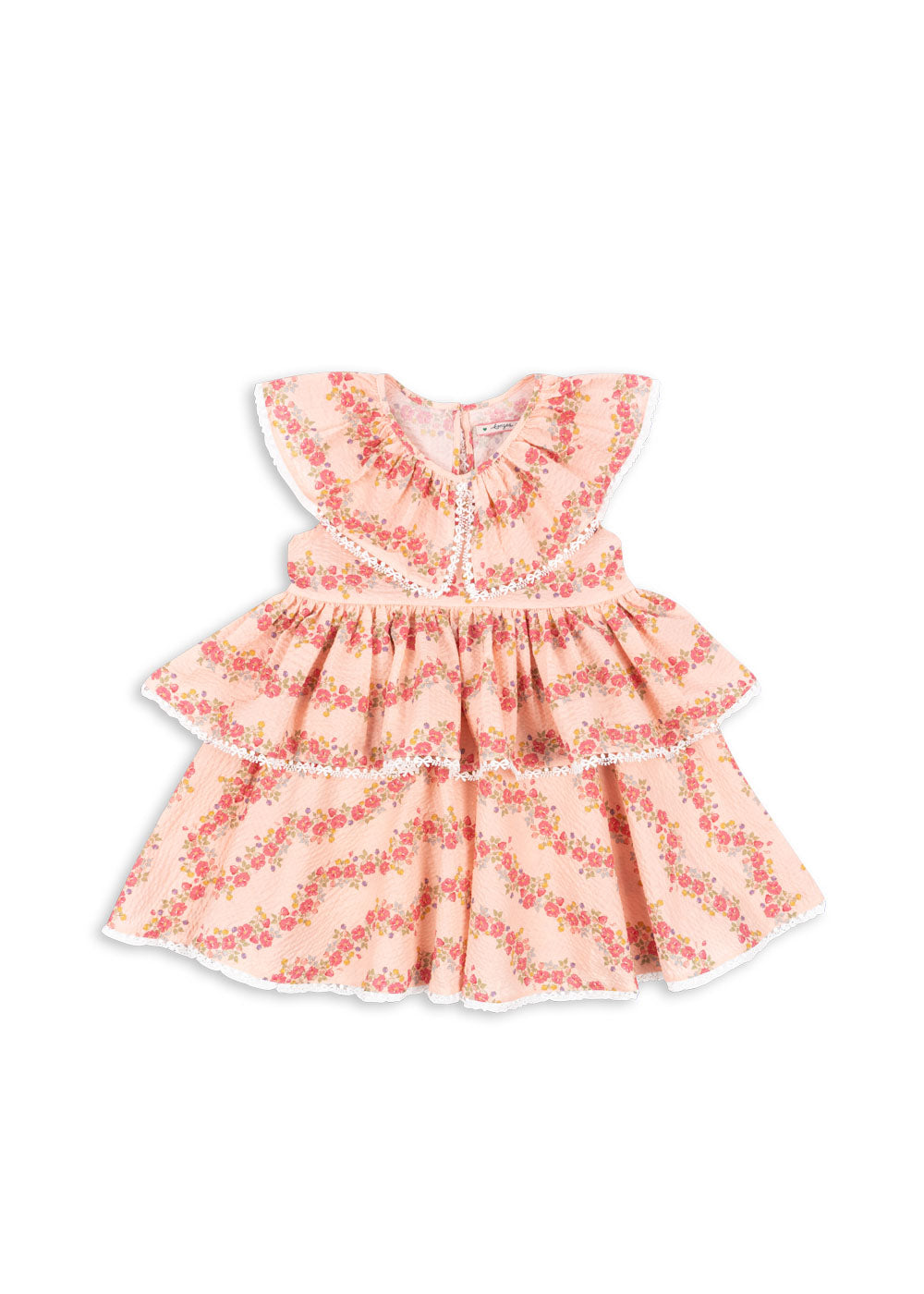 Floria Pink Coco Frill Dress