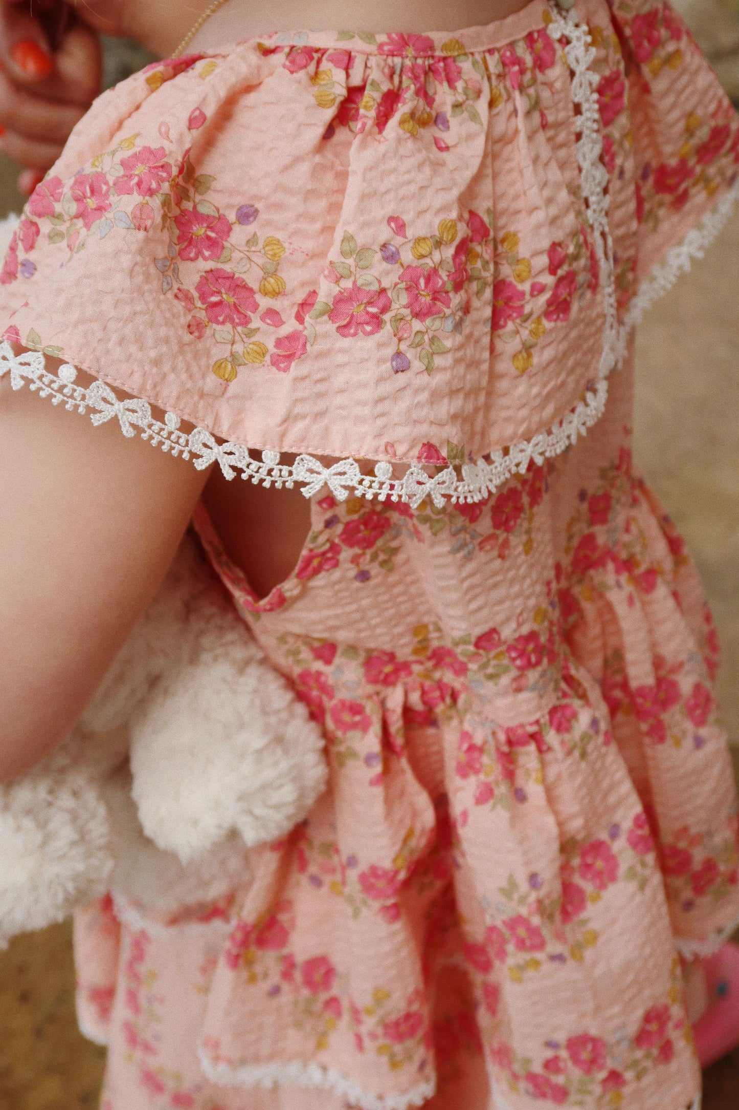 Floria Pink Coco Frill Dress