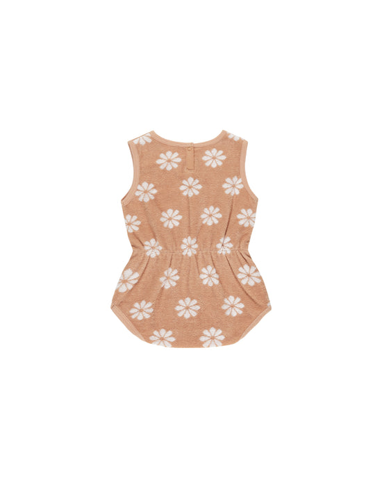 French Terry Daisy Cinched Playsuit